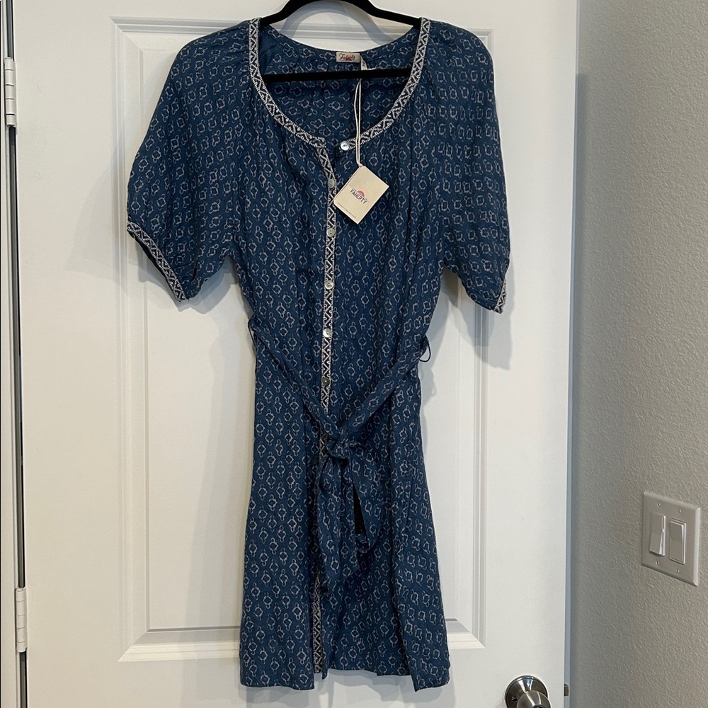 Faherty Linen Dress
